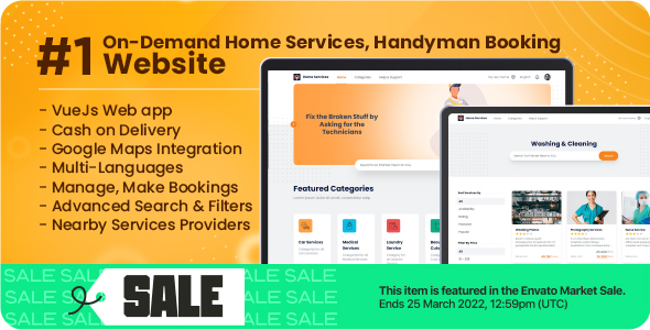 Buyer Web put For On-Demand Home Services, Business Listing, Handyman Booking