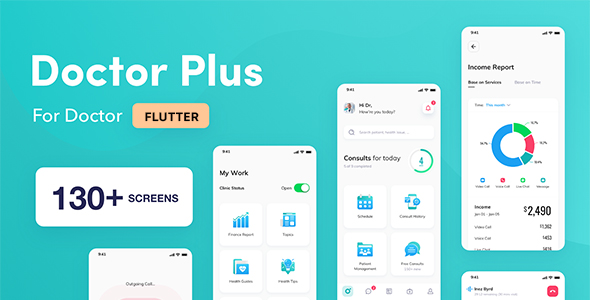 Physician Plus – For Physician Flutter Template