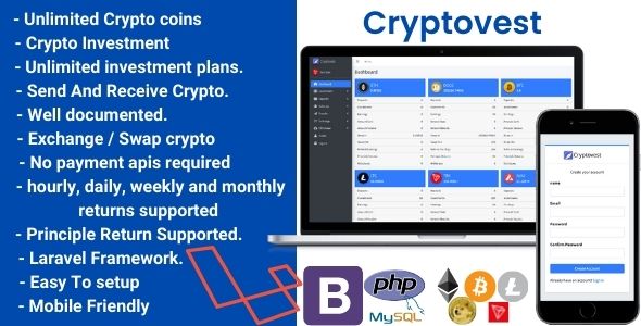 Cryptovest – A crypto funding and wallet platform