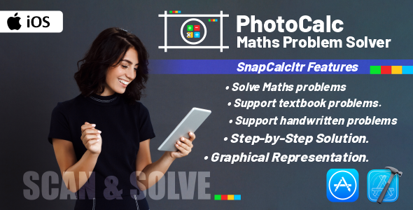 PhotoCalc: Maths Predicament Solver | Plump iOS Native Utility