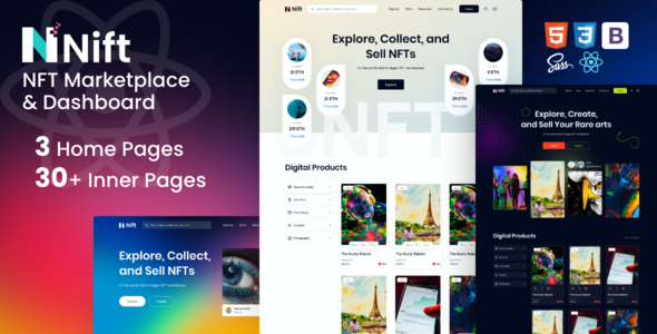 Nift – React NFT Marketplace