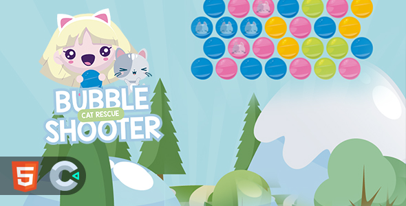 Cat Rescue Bubble Shooter HTML5 Perform 3 Sport