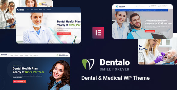 Dentalo – Medical Well being & Dental WordPress Theme