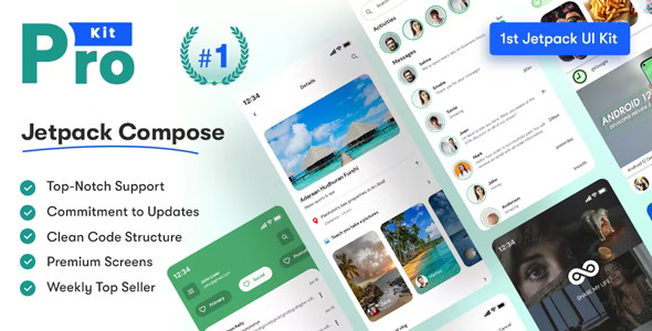 Prokit – Android Jetpack Compose UI Kit