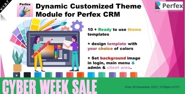 Dynamic Customized Theme Module for Perfex CRM