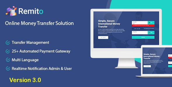 Remito – Online Money Transfer Solution