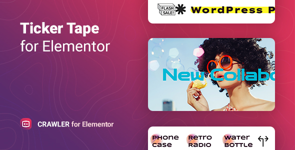 Crawler – Ticker Plugin for Elementor