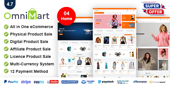 OmniMart – eCommerce Shopping Platform