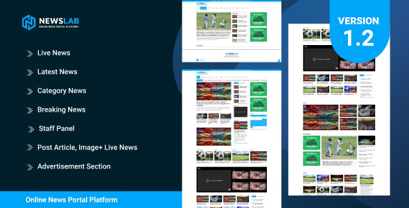 NewsLab – Online Newspaper And Magazine Platform