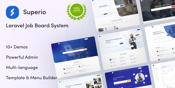 Superio – Laravel Job Board System