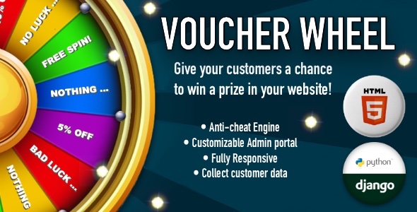 Voucher Wheel – Engage and give prizes to your customers