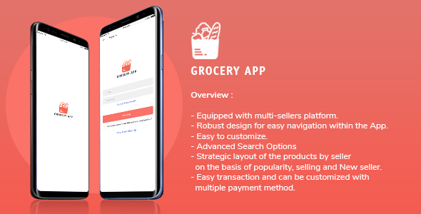 Grocery Multivendor iOS App with Web backend in iOS (Swift 5.1)