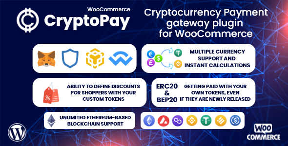 CryptoPay WooCommerce – Cryptocurrency price gateway plugin