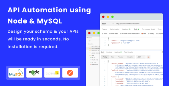 Node.js + MySQL CRUD Automation API