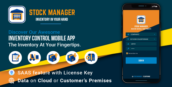 Stock Manager – Inventory Management Application With SaaS Feature