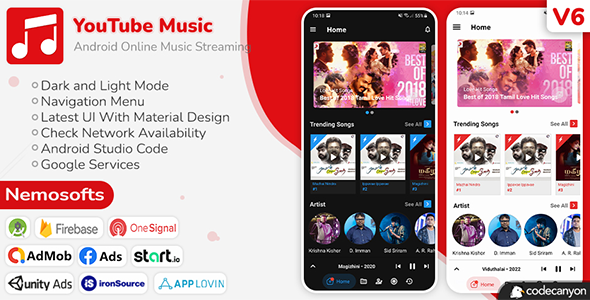 YouTube Music App – Online Music Streaming Apps