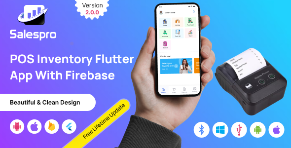 SalesPro – Flutter POS Inventory Management App With Firebase