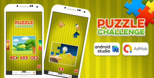 Puzzle Challenge – Puzzle Game Android Studio Project with AdMob Ads + Ready to Publish