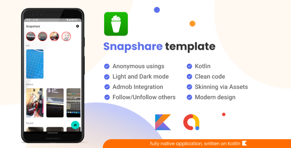 Snapchat-like video story sharing network Snapshare [Android, Admob]