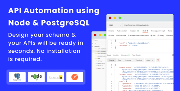 Node.js + PostgreSQL CRUD Automation API