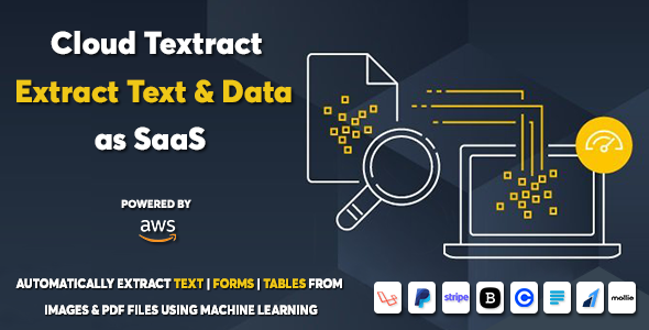 Cloud Textract – Extract Text and Data from Documents as SaaS