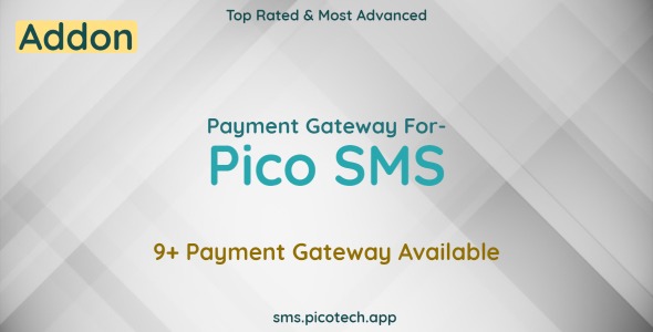 Payment Gateway Addon for PicoSMS