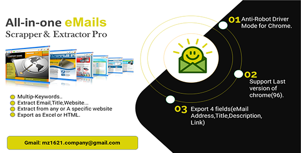 Google eMails Scrapper Pro with Multi-Keywords