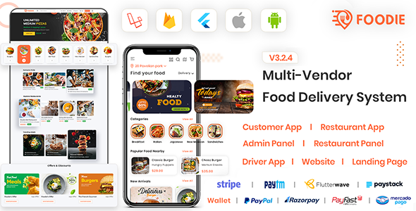 Foodie | UberEats Clone | Multiple Restaurant Food Delivery Flutter App