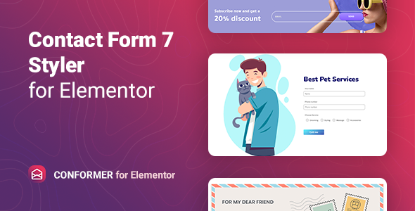 Contact Make 7 styler for Elementor – ConFormer