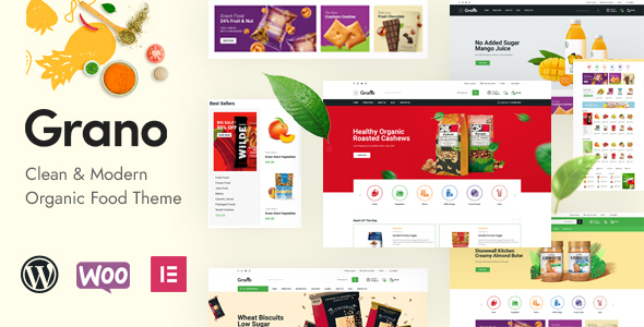 Grano – Natural & Meals WordPress Theme