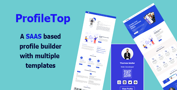 ProfileTop – Multi Particular person vCard, Resume and Portfolio Builder (SaaS)