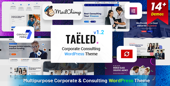 TAELED – Corporate Consulting WordPress Theme