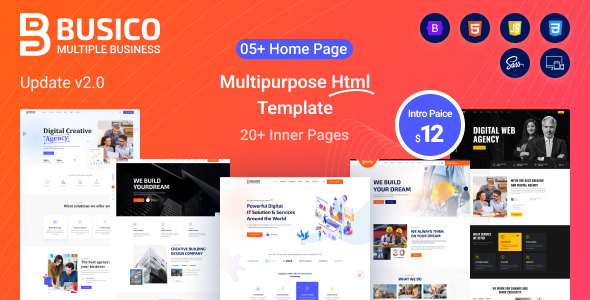 Busico – Development HTML5 Template