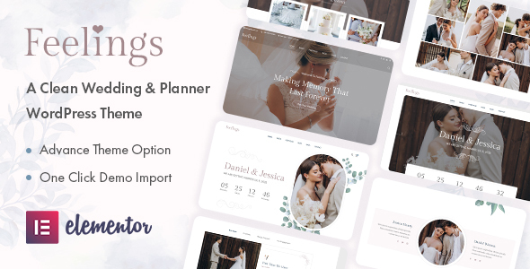 Emotions – Wedding & Planner WordPress Theme