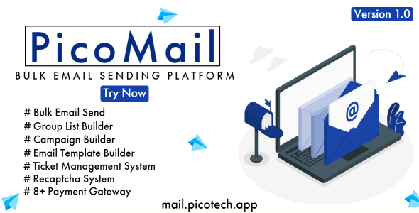 PicoMail – Bulk Electronic mail Sending Platform