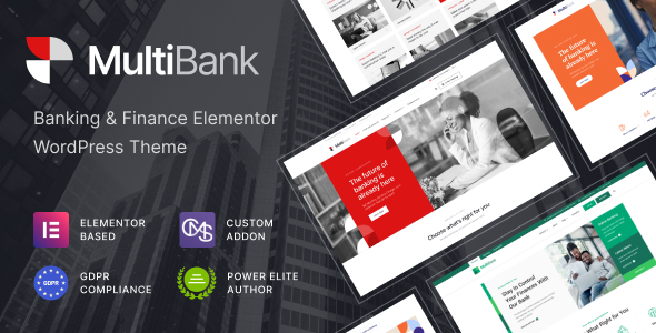 Multibank –  Change and Finance WordPress Theme