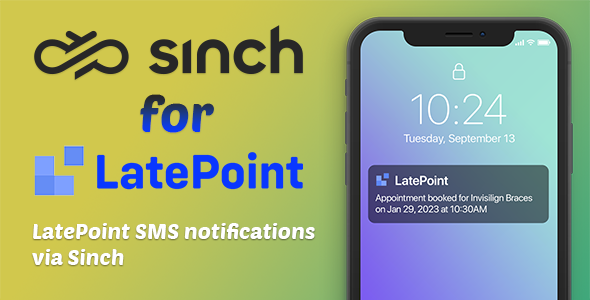 Sinch for LatePoint (SMS Addon)