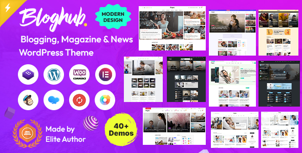 BlogHub – Magazine & News WordPress Theme