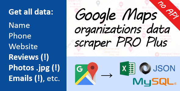 Google Maps Records Scraper PRO plus