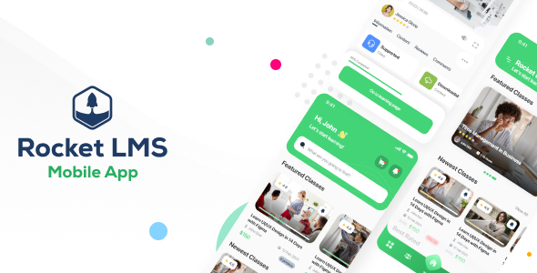 Rocket LMS Mobile App – Learning Administration Machine App