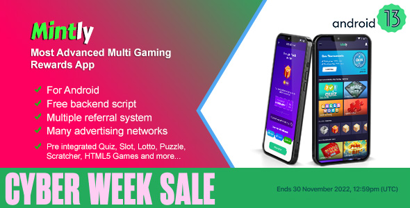 Mintly – Advanced Multi Gaming Rewards App