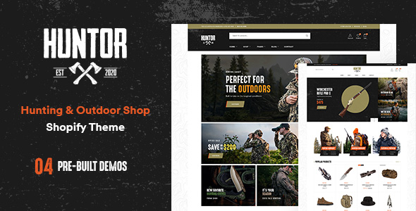 Ap Huntor – Searching Out of doorways Shopify Theme