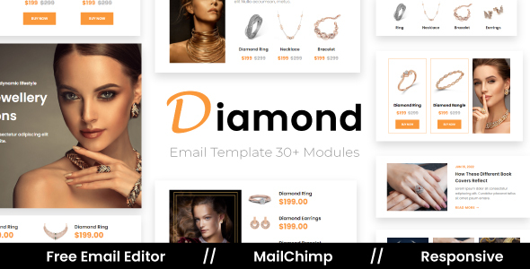 Diamond – Multipurpose Responsive Email Template