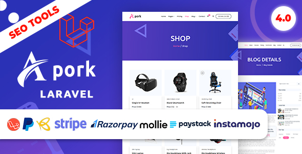 Apork – Multitenancy Based URL Shortener, vCard, Ecommerce & Product Touchdown(SAAS)