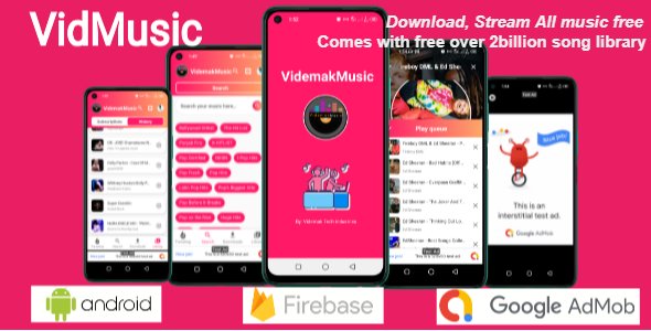 Videmak Music- Computerized Music Downloading and streaming Android utility