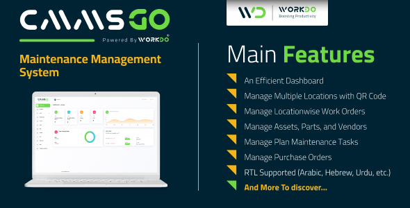 CMMSGo – Maintenance Management System