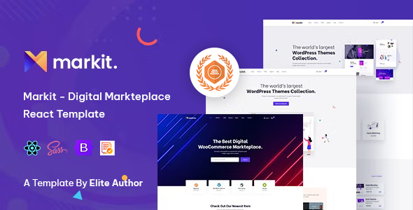 Markit  – Digital Market React Subsequent JS Template