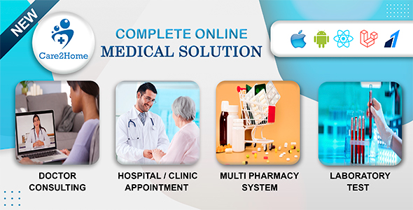 Care2home Online Doctor Session with Multi Pharmacy app