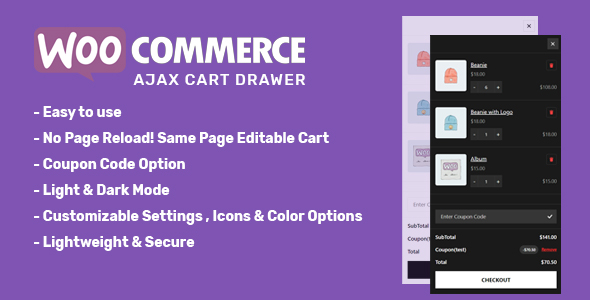 WooCommerce AJAX Cart Drawer