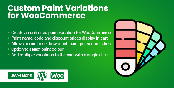 Customized Paint Variation for WooCommerce